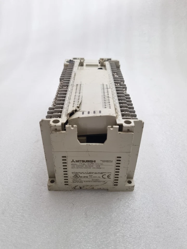 MITSUBISHI FX2N-64MR-ES/UL PROGRAMMABLE CONTROLLER 100-240VAC(Damaged | PowerOn)